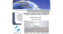 Desktop Screenshot of european-space-tourist.com