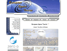 Tablet Screenshot of european-space-tourist.com